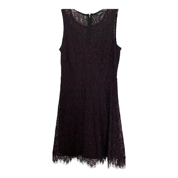 Reitmans signature burgundy lace dress - Picture 1 of 4
